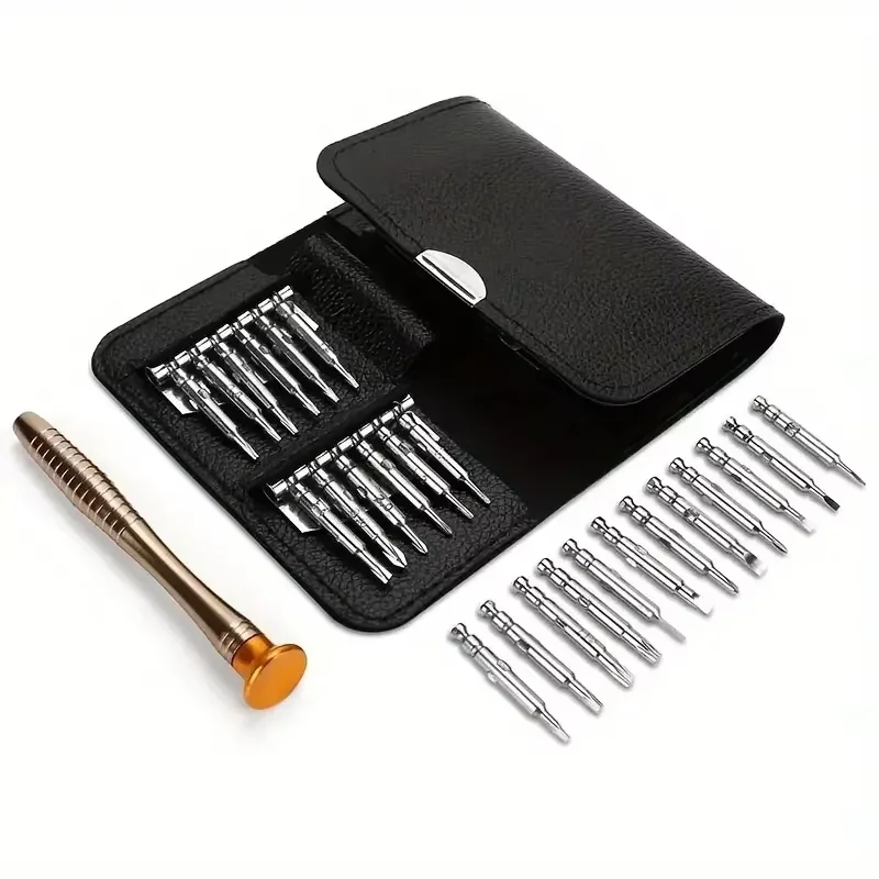 25 in 1 Mini Precision Screwdriver Set Electronic Torx Screwdriver Opening Repair Tools Kit for iPhone Camera Watch Tablet PC