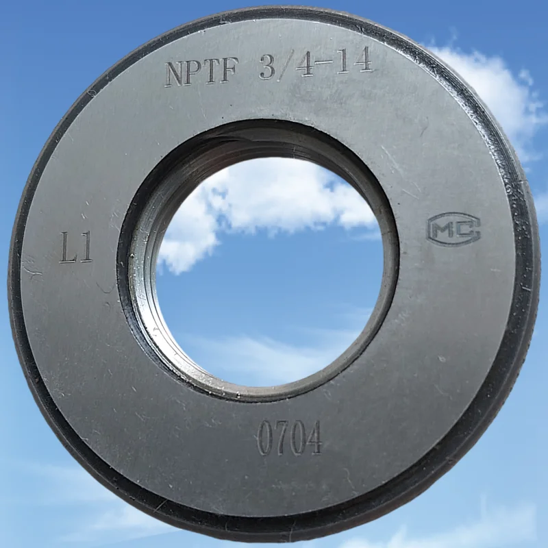 

NPTF Шестиступенчатая коническая трубка Гладкое кольцо Калибр Шестиинтерфейсное кольцо Американский стандарт Коническая трубка Гладкое кольцо 3/4-14 NPTFgo и Nogo