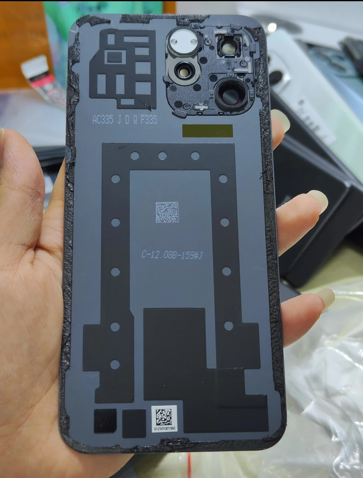 AAA+ quality Battery Cover For Oppo Reno15 F Back Cover Rear Case Housing Door For Oppo Reno15 F 5G CPH2801 Back Cover Replace