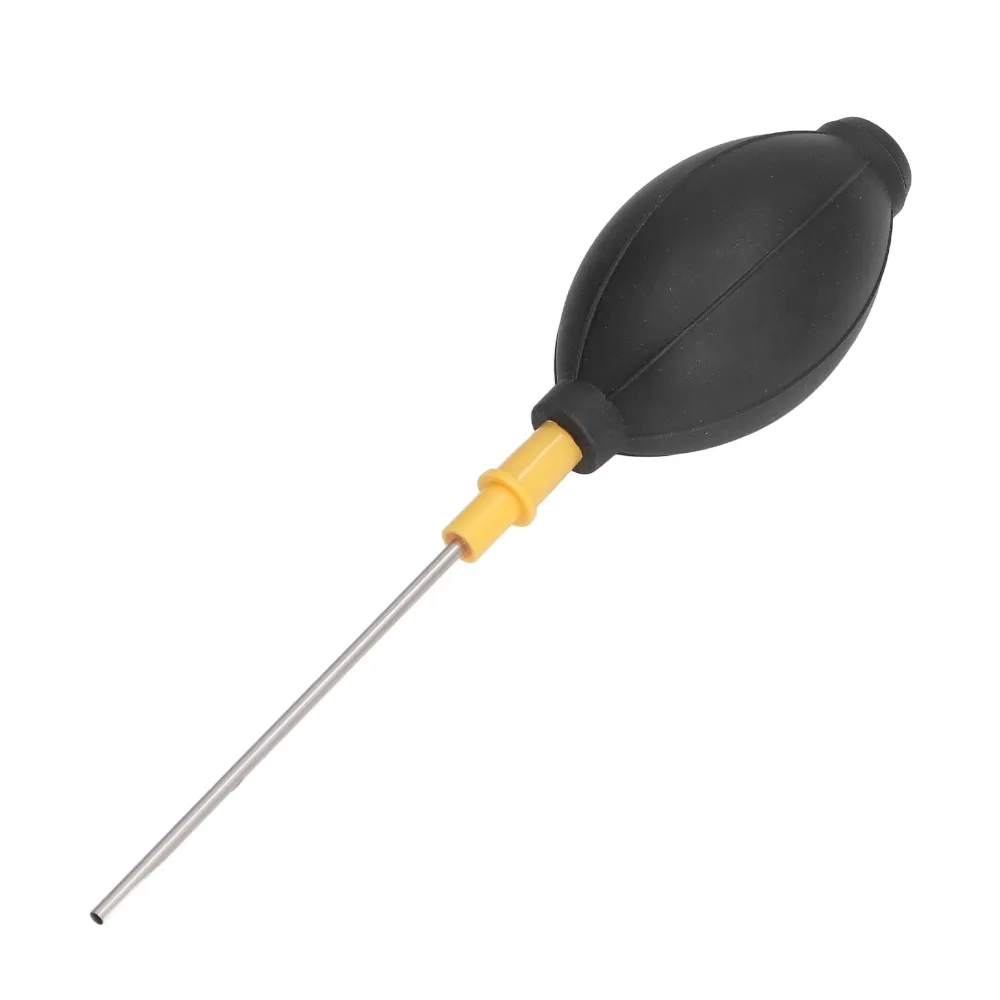 Silicone Bulb Handheld Termite Dispenser Easy To Clean Long Nozzle Termite Control Powder Blower Stainless Steel Tube