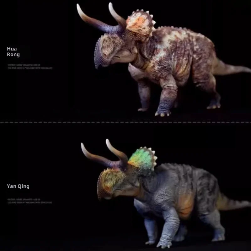 Prähistorisches Dinosauriermodell, Triceratops Horridus, Actionfigur, Sammlerornamente, die Weihnachtsgeschenke für Freunde überraschen