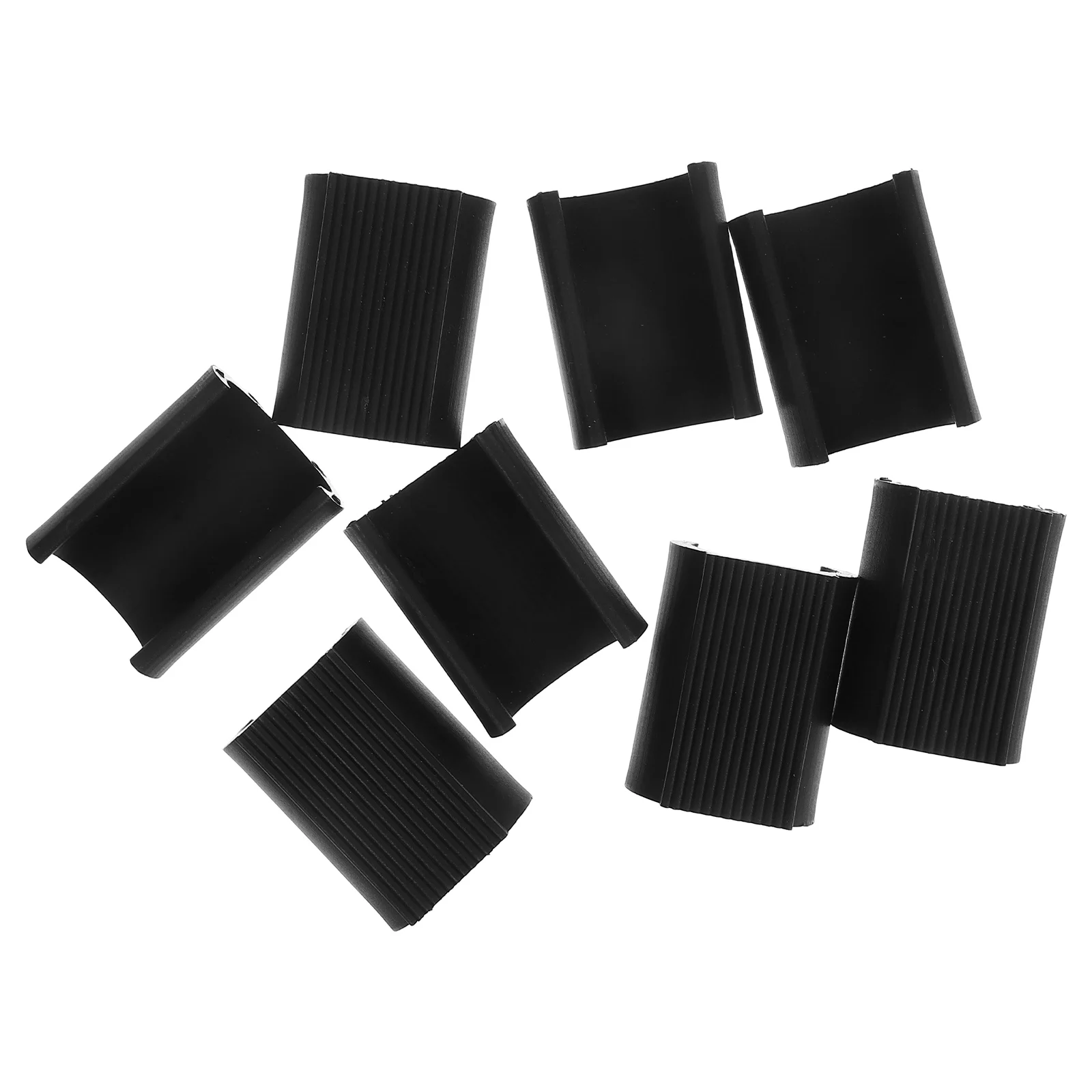 

8Pcs Open Pads Anti Slip Plastic Furniture Leg Tip Covers Glides U Shaped Chair Leg Covers Floor Protectors Chairs Stool Carpent