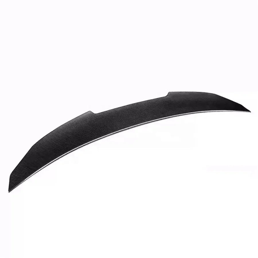 PSM Style Carbon Fiber Rear Spoiler Wing For BMW F30 F80 M3 3 Series 2013-2017 Rear Trunk Spoiler Car Parts