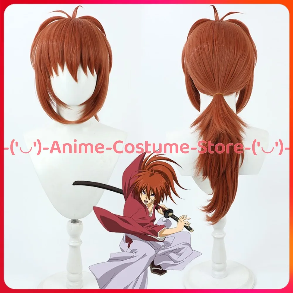 

Rurouni Kenshin Himura Kenshin парик для косплея аниме игровой персонаж Хэллоуин карнавальный костюм для вечеринки парики H-стойкие синтетические волосы