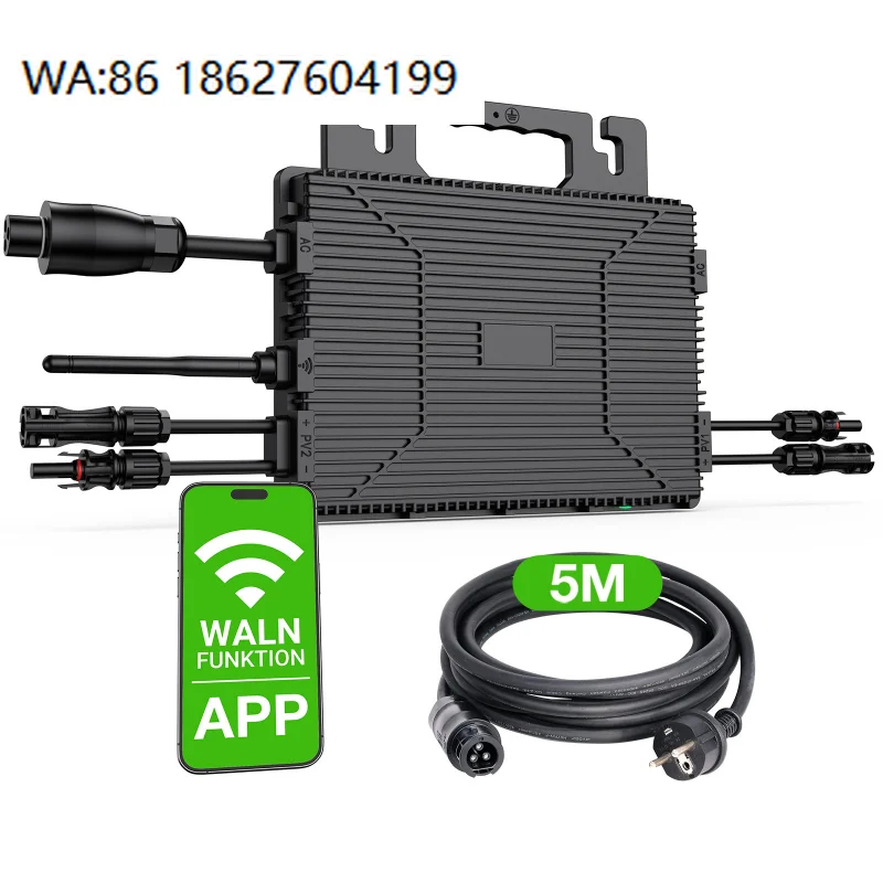 700W IP67 High Quality Smart Grid Tie Micro Inverter Intelligent MPPT  Balcony Solar Power Equipment