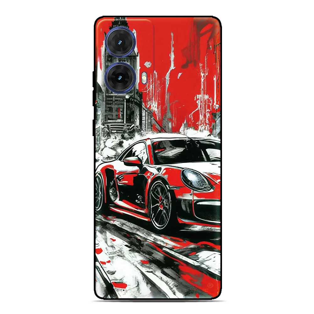 Автомобильный чехол-наклейка для Nokia X10 X20 X30 X6 8 5,3 8,3 2,4 6,2 7,2 5,4 C3 C100 C200 для BQ Aquaris X X2 Pro, задний чехол для телефона