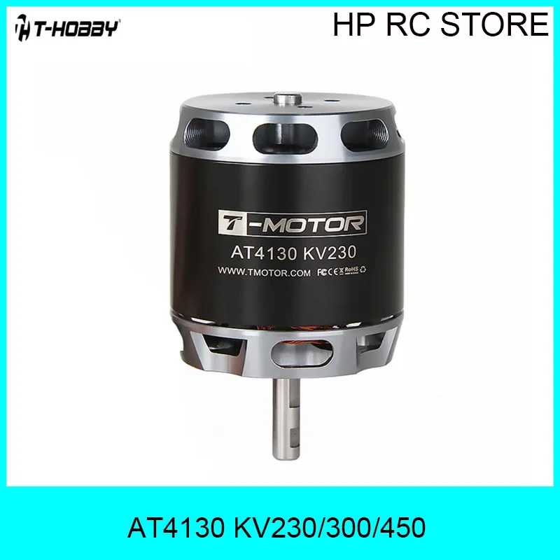 T-MOTOR AT4130 KV230/300/450 Long Shaft Brushless Motor 3200W High Power Fixed Wing VTOL UAV Drone Power Parts