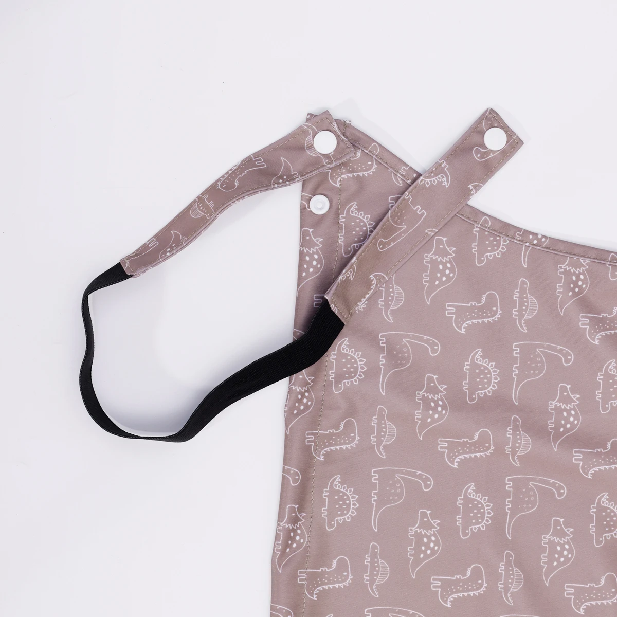 HappyFlute New One Piece Full Print  Multi-scenario Use Polyester Waterproof Long Sleeve Mess Proof Baby Table Feeding Bibs image 3