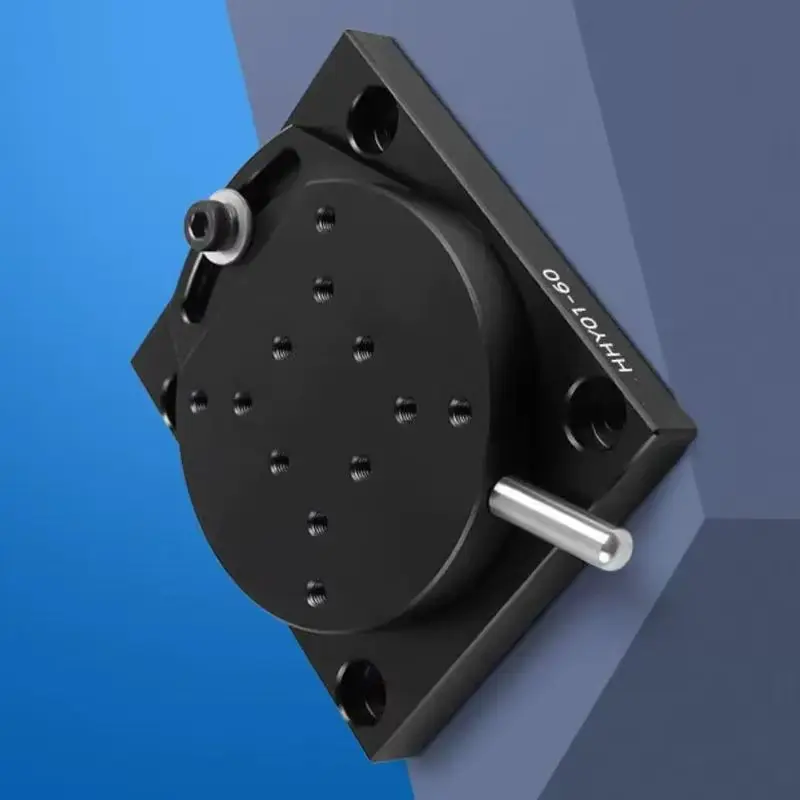 Rotary Positioning Stage R-Axis Aluminum Alloy Simple Angle Adjustment Slide Table HHY01-60
