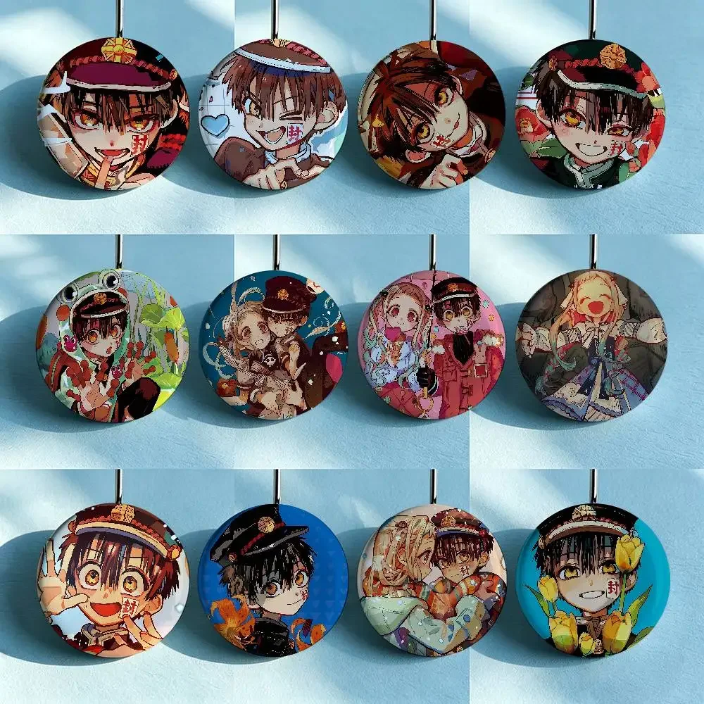 Jibaku Shōnen Hanako-kuns Badge Pins For Friend, Backpack, Clothing, Collectible Accessories, Jewelry Gift
