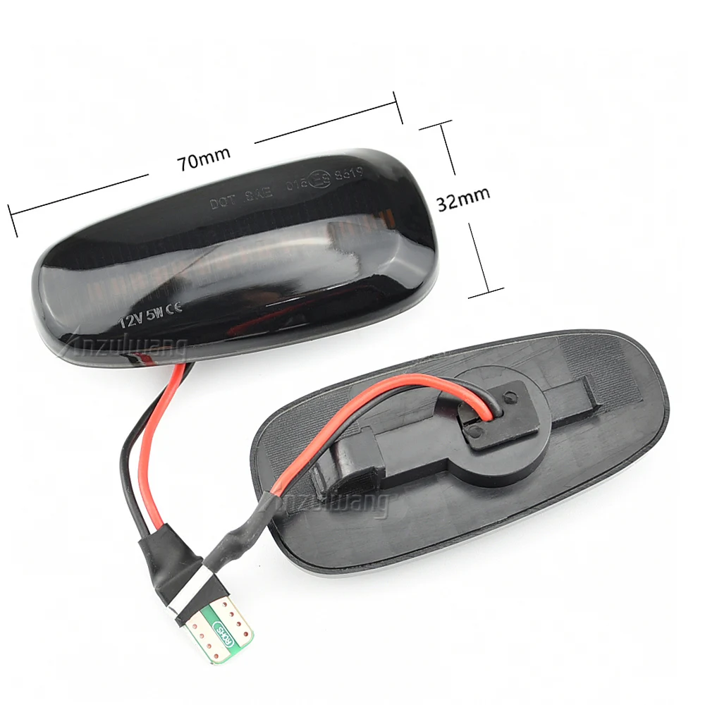 For Opel Zafira A 1999-2005 For Opel Astra G 1998-2009 Flowing Turn Signal Lights Dynamic LED Side Marker Indicator Blinker