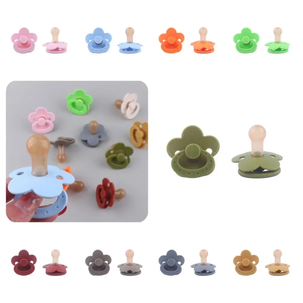 Flower Shape Baby Pacifier Nursing Accessories Silicone Kids Nipple Food Grade Pacifier BPA Free Newborn Baby Soother Infant