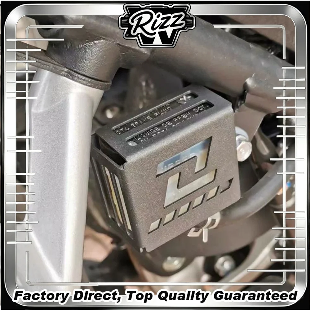 【Factory Direct】For KOVE 400X/500X/525X/625X Rear Brake Fluid Tank Cover - Stainless Steel Oil Cup Protection Cover