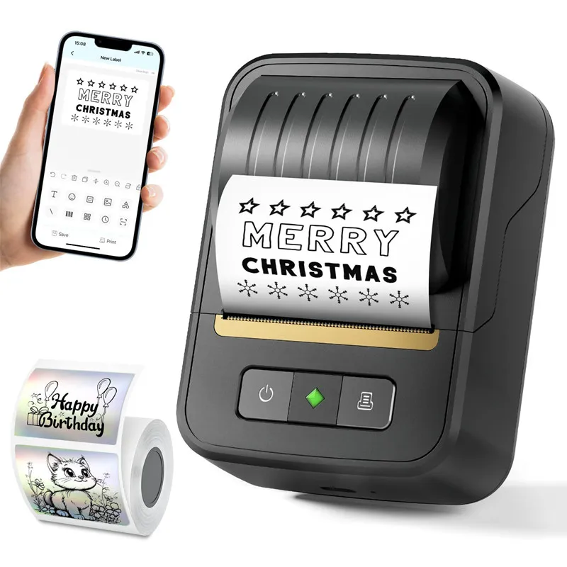 

N20 Portable Mini Thermal Label Printer Bluetooth Inkless Commercial Price Barcode Width 20-58mm Label Printer