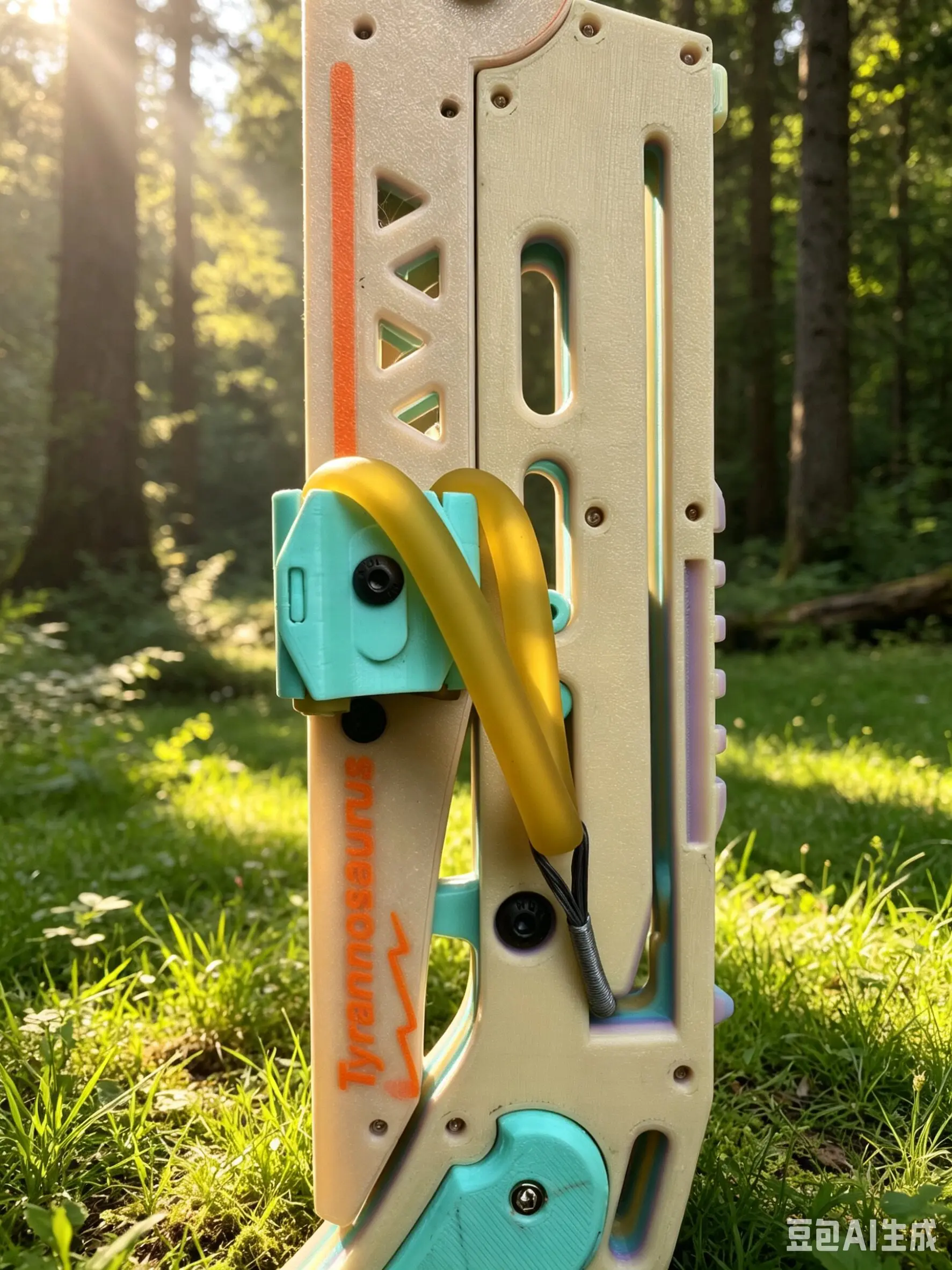 Double Elastic Band Folding Slingshot Colorful Adult Toy Slingshot Outdoor Tool Parent-Child POWERFULL 3D PRINT PLASTIC SHOOTING