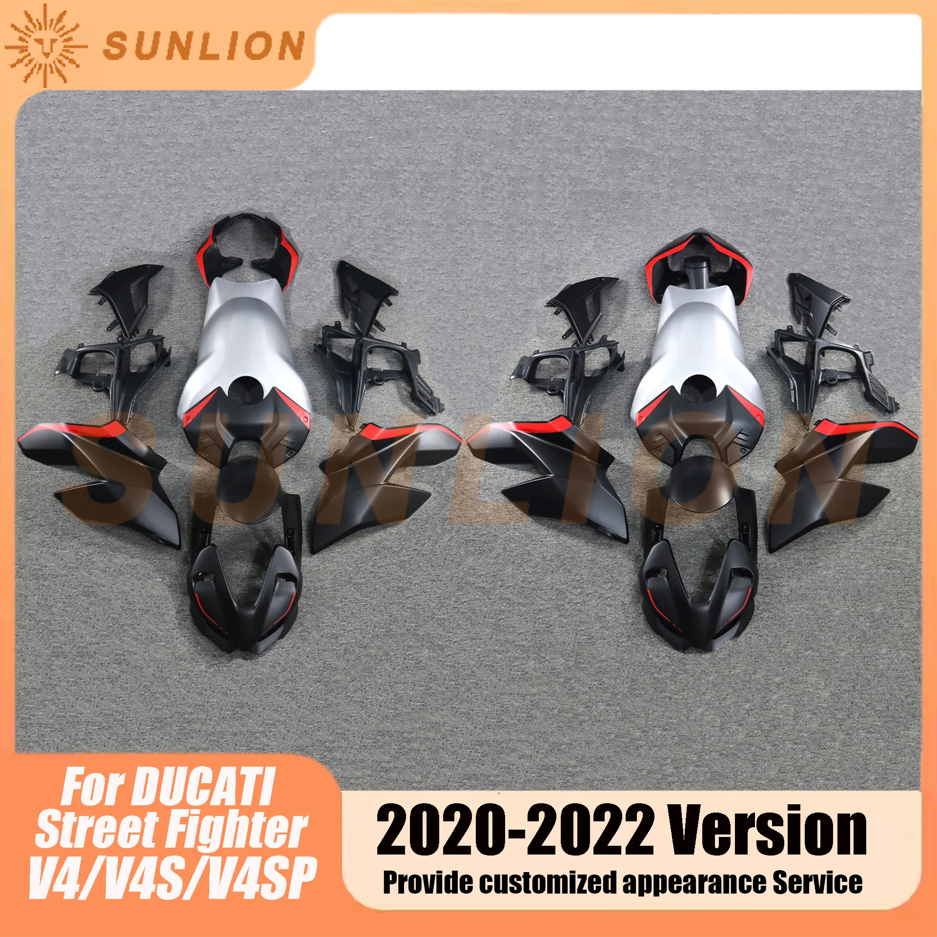 

Motorcycle Fairings Kit Fit For DUCATI Street Fighter V4 V4S 2020 2021 2022 Bodywork Set High Quality ABS Injection Full Fairing