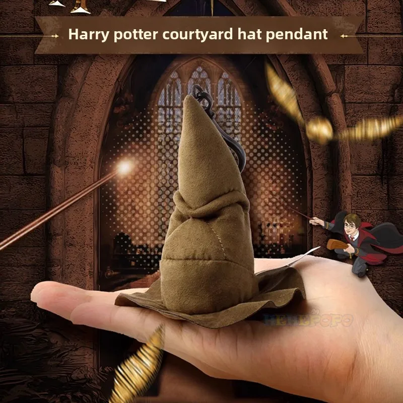 هاري بوتر القطيفة المفاتيح فرز قبعة 10 سم حقيبة معلقة الأصلي تحصيل كيرينغ