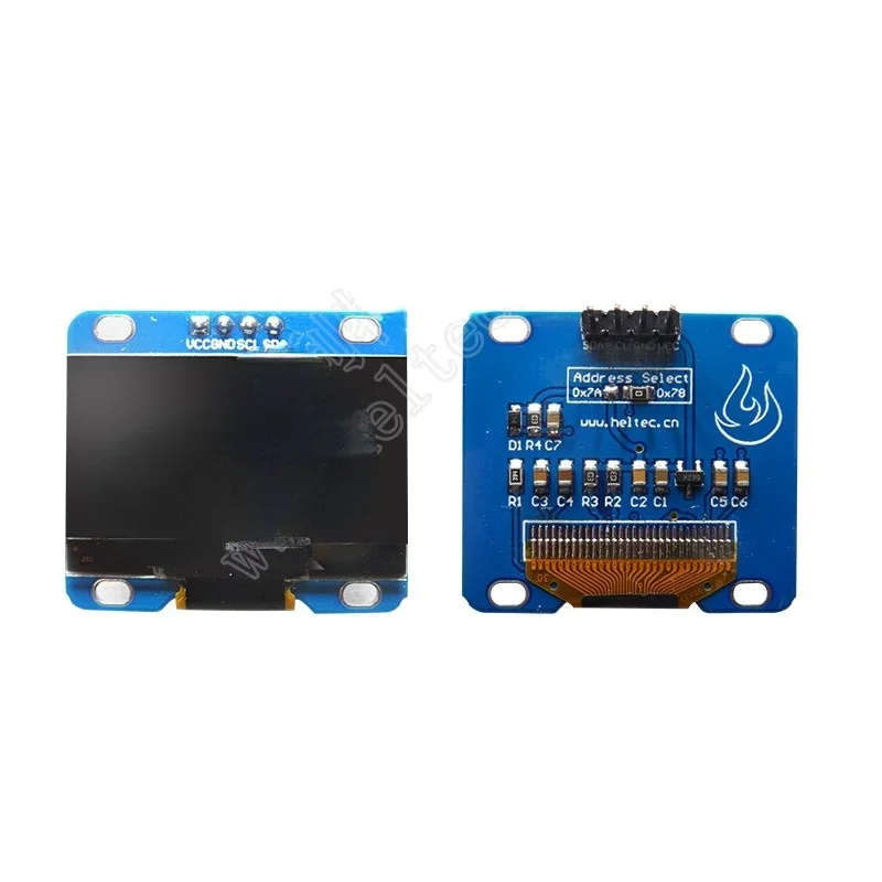 Módulo LCD OLED 12864 de comunicación I2C/IIC blanco de 1,3 pulgadas Pantalla OLED ultrapequeña