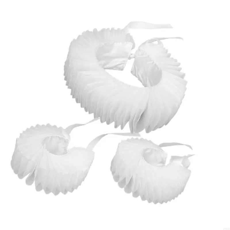 2025 New Wrist Cuffs Ruffled Collar Perfect For Cosplay, Stage Performances, And Costume Parties Halloween Photo Props