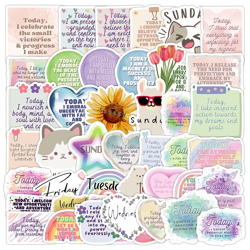 

50 шт., наклейки с граффити с английской фразой, сделай сам, мотоциклетный багажный шлем, скейтборд, поощрительные наклейки с фразой, детская игрушка в подарок