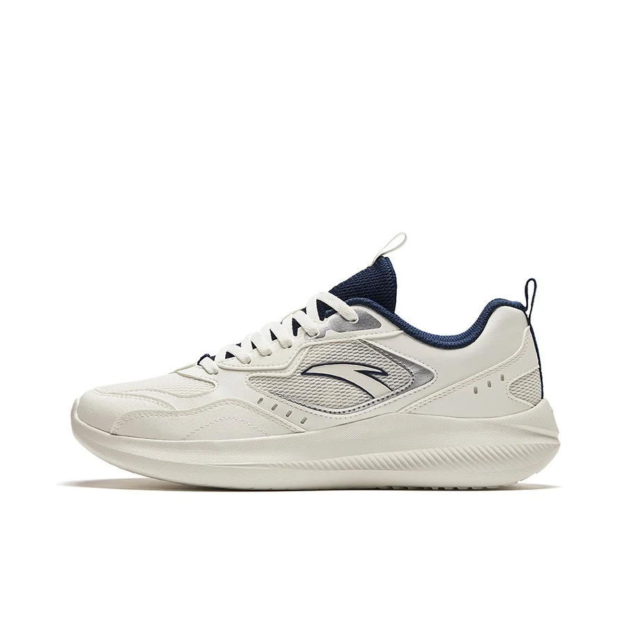 Anta Abrasion Resistant Breathable Low top Casual Running Shoes Men's White 912415523-1