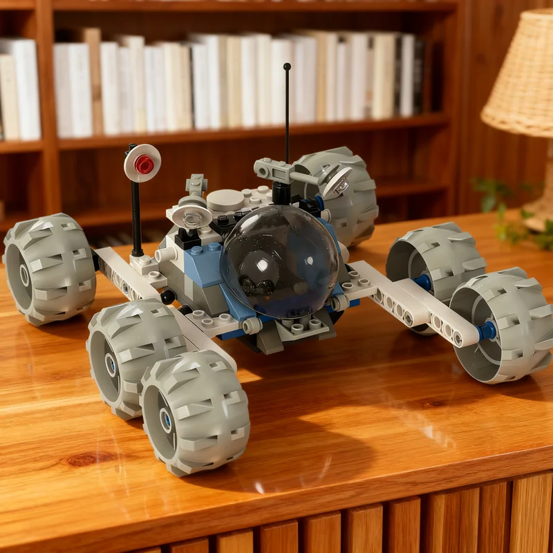 113pcs MOC Space Life On Mars T6 Crawler Model Building Blocks Toys Architecture Christmas Gift Display Education Art Assemble