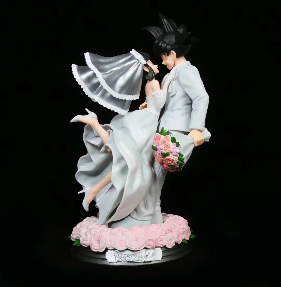 Drag-on Ball Z Son Goku & Chichi Wedding Ver. Complete Figure Excellent Model Statue