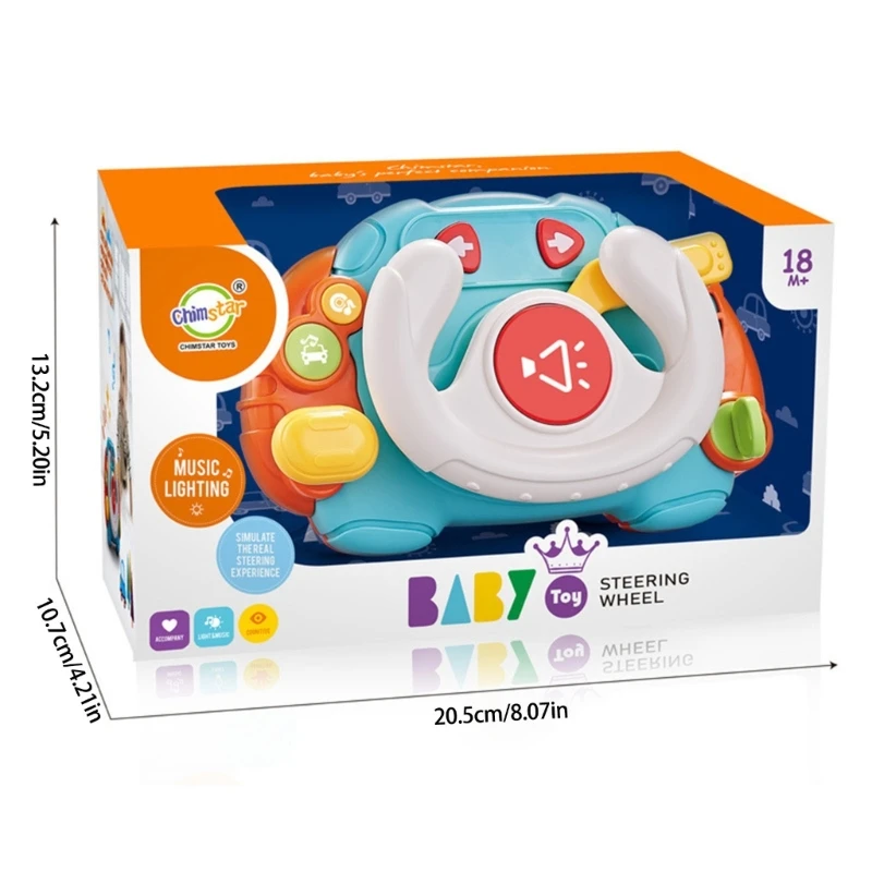 Fun Steering Wheel Musical Toy for Enhancing Hand Eye Coordination in Toddlers