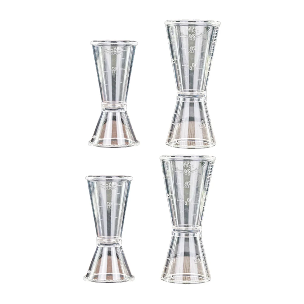 

4pcs Double ended Measuring Cup Ounce Device Professional Tool Accurate Mixed Drinks graduations cocktail