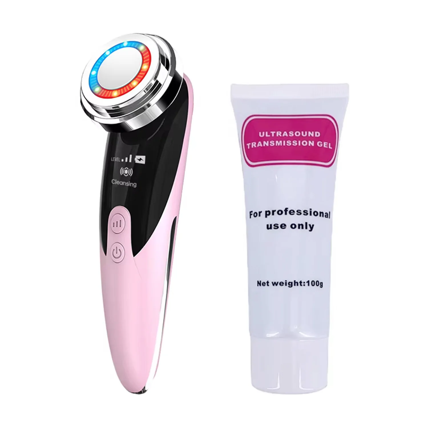 EMS RF Radio Frequency Body Slimming Machine Fat Burner Slim Shaping Device LED Light Therapy Lose Weight Cellulite Massager Gel
