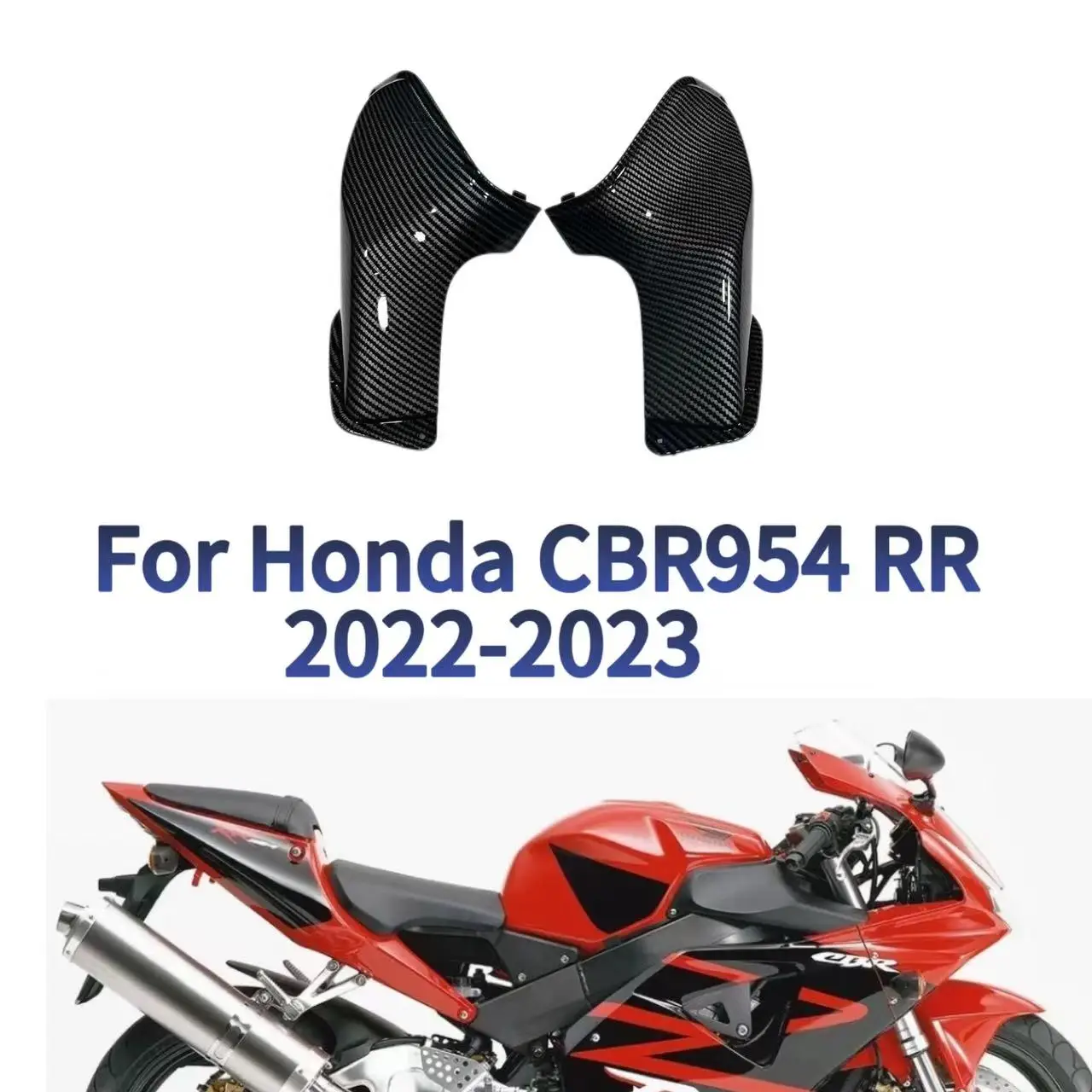 Motorradteil, linke und rechte Raim-Lufteinlassabdeckung, Verkleidungsverkleidung für Honda CBR954RR 2002 2003 CBR 954RR 2002-2003 CBR954 RR
