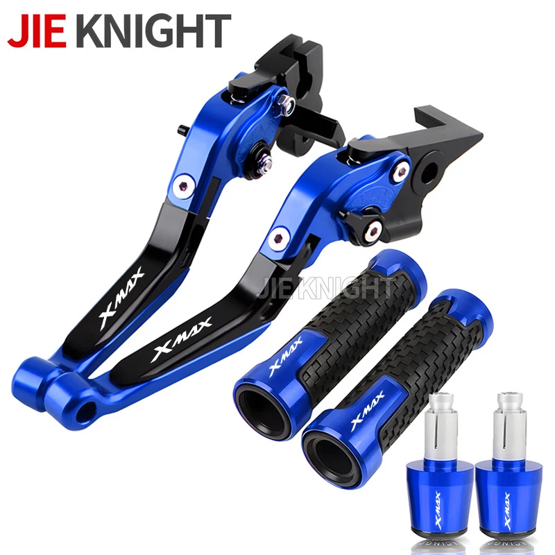 2024 For YAMAHA XMAX 125/200/250/400 XMAX125 XMAX200 XMAX250 XMAX400 All Years Moto Brake Clutch Lever Handlebar Hand Grips Ends