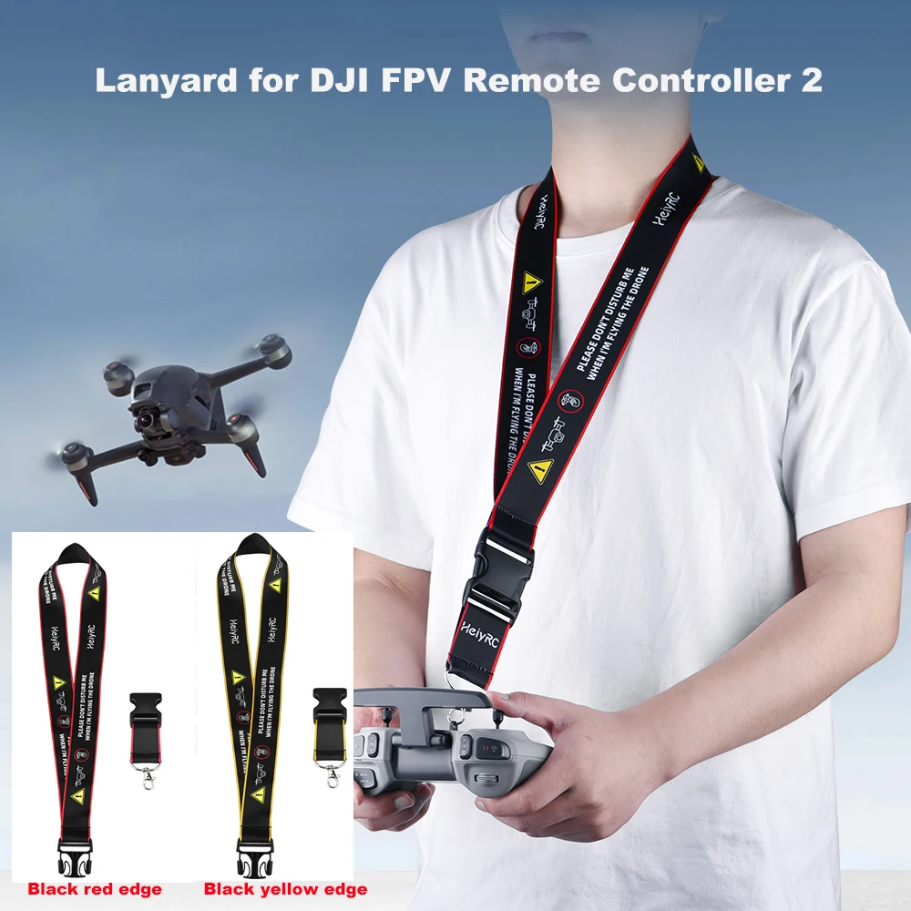 リモートコントロールフックホルダー,dji avata fpvコンボ,ドローン用,3/4,首ストラップ,安全ベルト,マウントアクセサリー