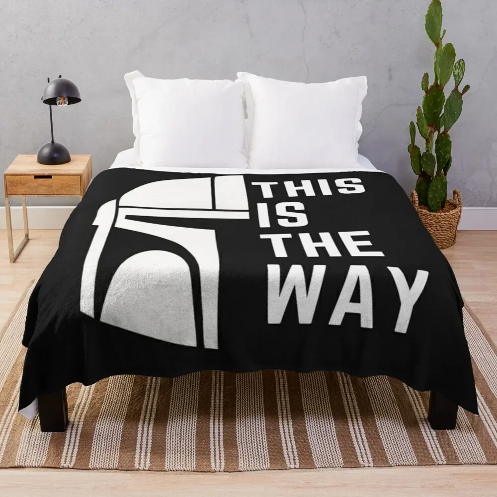 Mando Way Throw Blanket Softest Hairys Soft Blankets