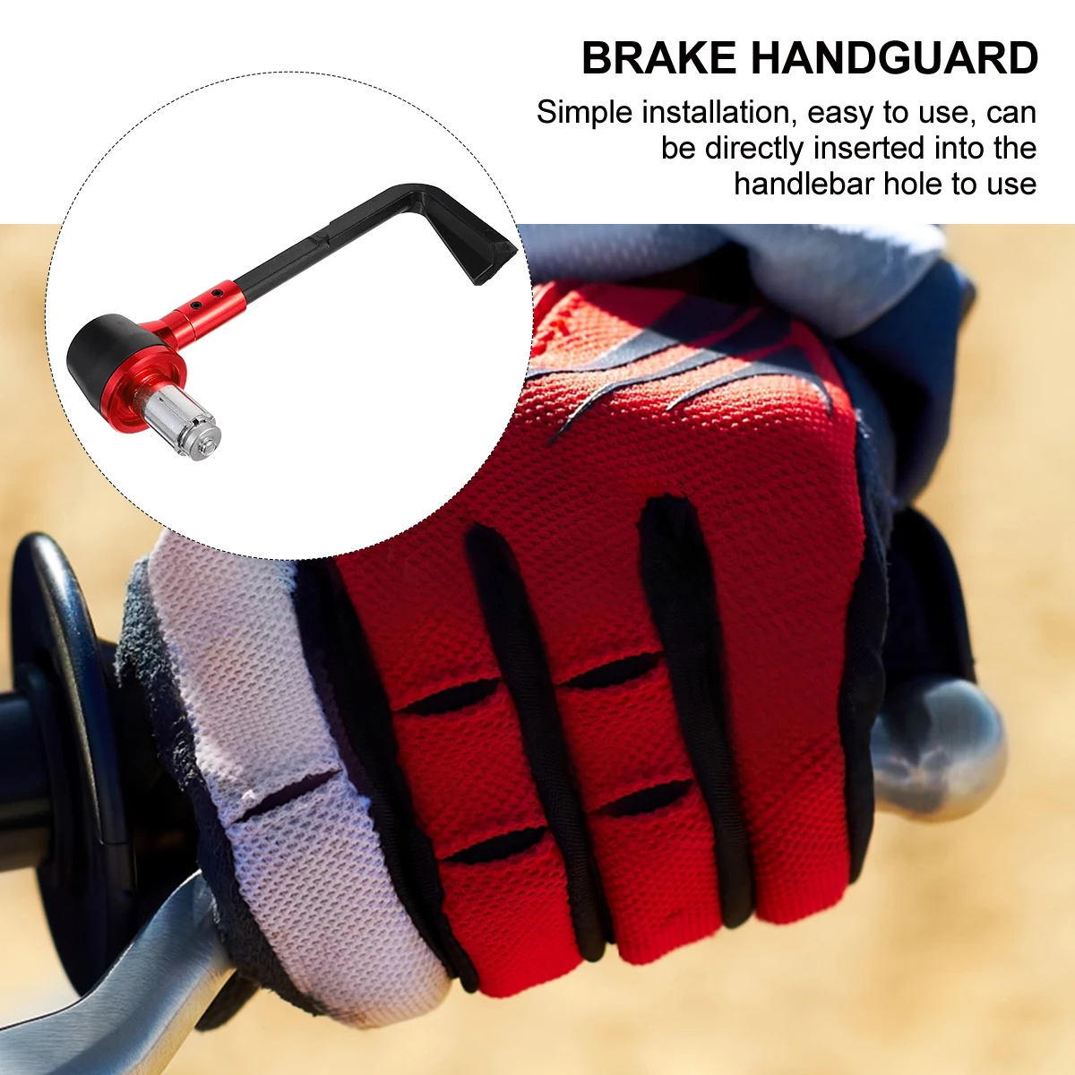 

Aluminum Alloy Motorcycle Handlebar Brake Handguard Clutch Lever Protector Durable Firm Truck Brake Parts High Toughness Anti