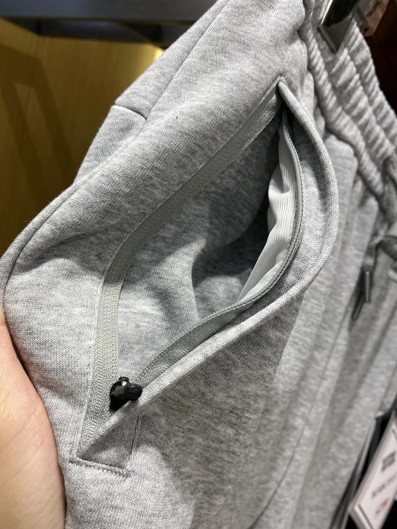 سراويل رياضية كاجوال للرجال ساق مستقيمة قابلة للتنفس في الهواء الطلق للخريف والشتاء مزيج من القطن والبوليستر خصر مرن مريح #3