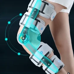 Knee Support Brace Adjustable Leg Support Frame Fracture Rehabilitation Aid Stable Joint Protection for Home Recovery
