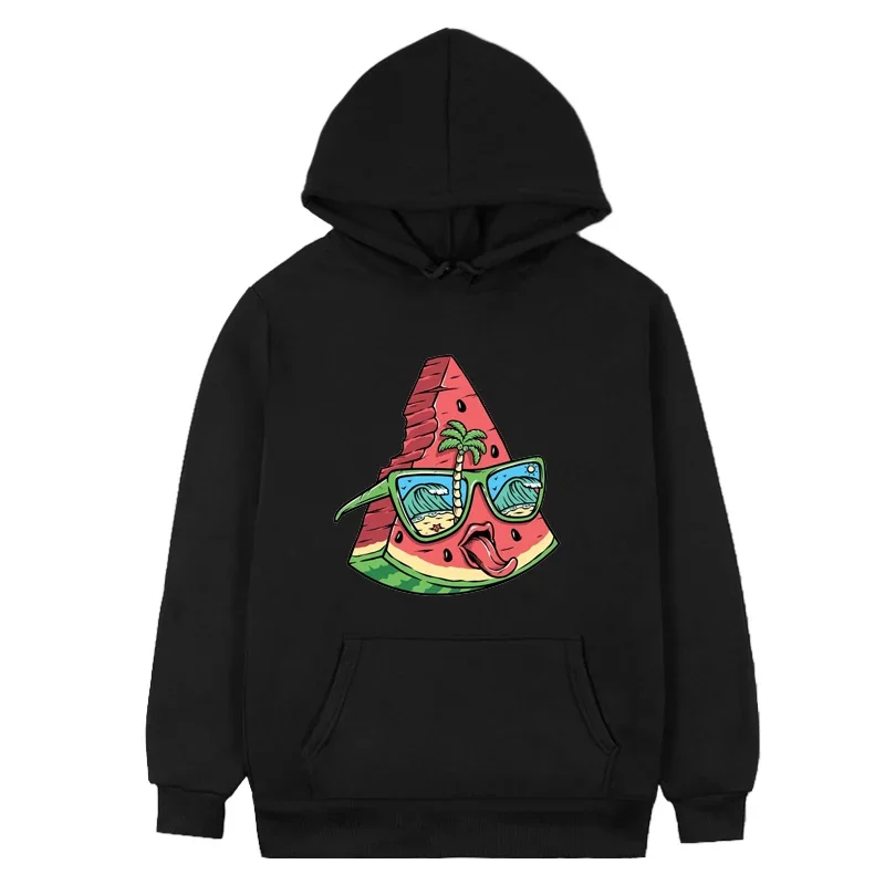 Watermelon hoodies printing sweatshirts masculinas casual winter white sportswear pullover hoodies men men clothing