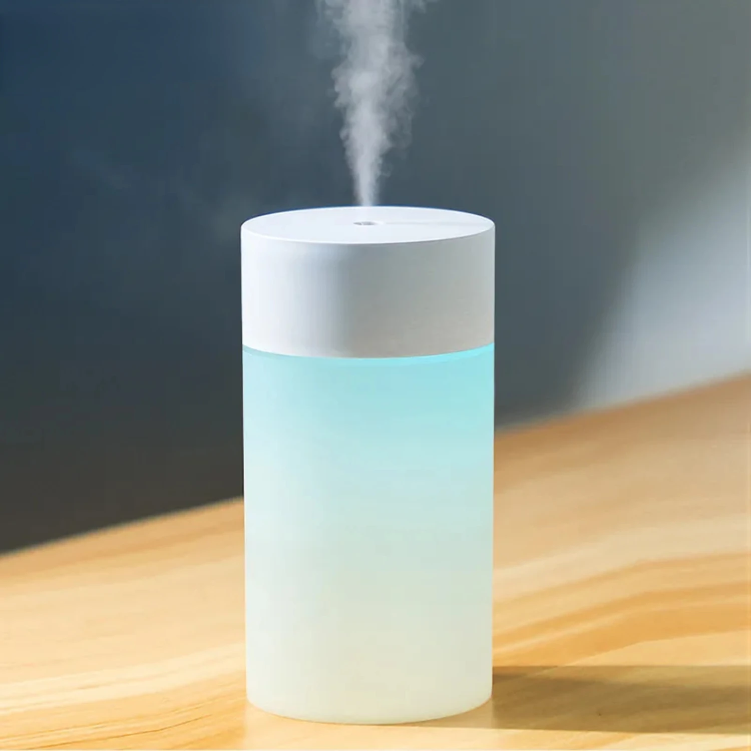 

260ML USB Ultrasonic Air Humidifier Lamp Mini Essential Oil Diffuser Car Purifier Anion Maker With Romantic Light