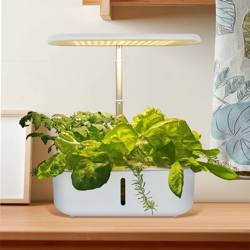 Smart Hydroponic Planting System Soilless Cultivation Equipment Household Flower Pot Plant Growing Box High Rigidity 3 Months