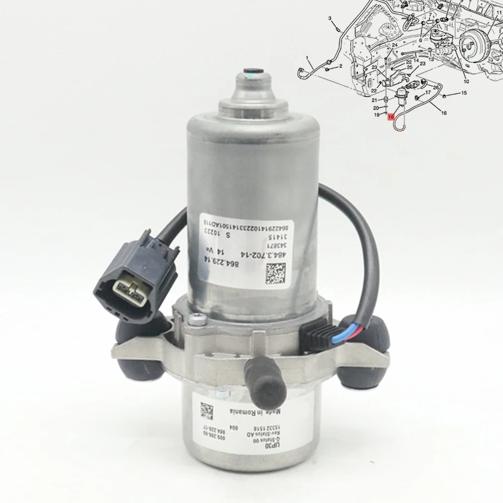 

Electric Brake UP30 Vacuum Pump For Ford Mondeo IV Galaxy S-MAX For Dodge 1500 2500 3500 For Jeep Grand Cherokee For Chevrolet