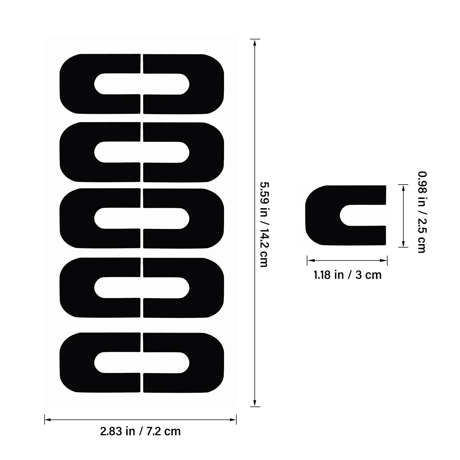 Nagellak Stickers Beschermfolie Vingers U-Vorm Nagelbeschermer Voor Gellak Beschermers Nagel Plastic Afpellen Sticker