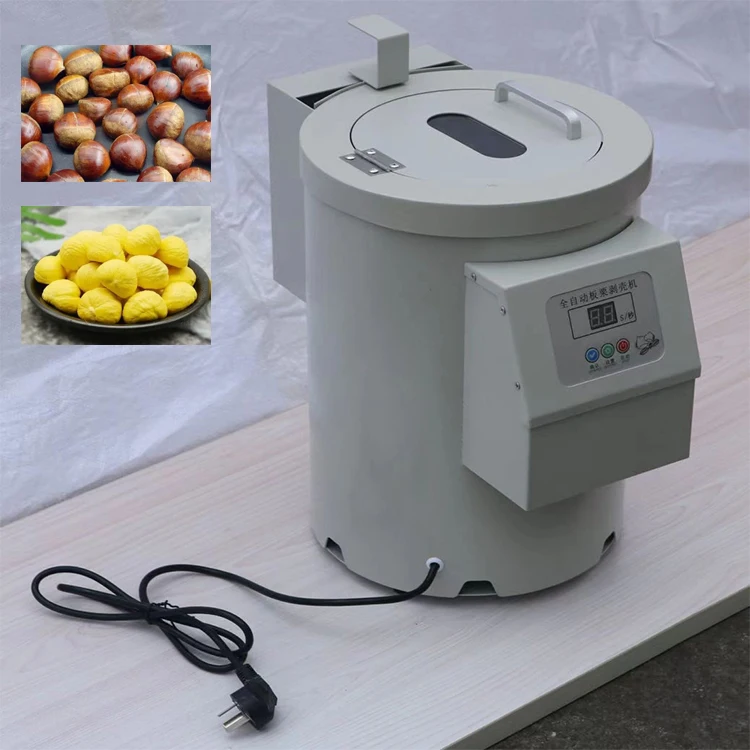 Automatic High Efficiency Chestnut Sheller/Chestnut Peeling Machine Stainless Steel Chestnut Sheller Husk Peeling Machine