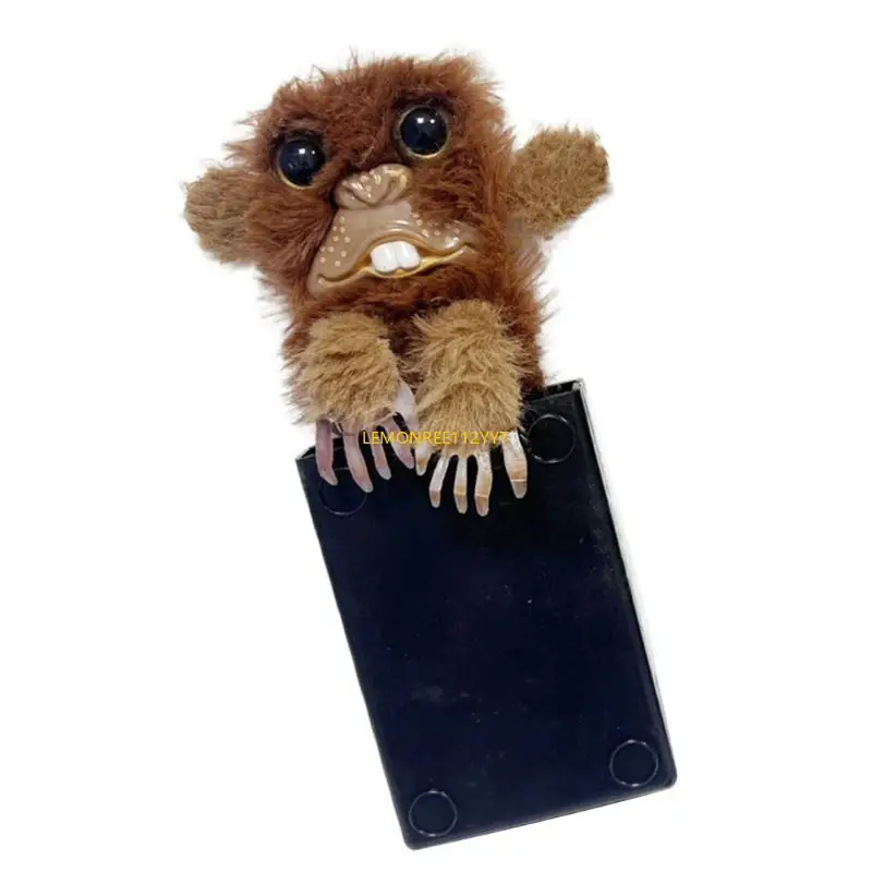 23GD Halloween Simulazione Monkey Box Esilarante Scatto Monkey Box giocattolo Halloween Scherzo divertente Prank Props realistic