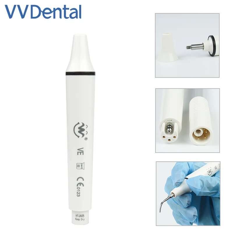 

VVDental Ultrasonic Piezo Scaler Handle Dental Handpiece Fit For EMS WOODPECKER Ultrasonic Scalers Teeh Cleaning Whitening Tools