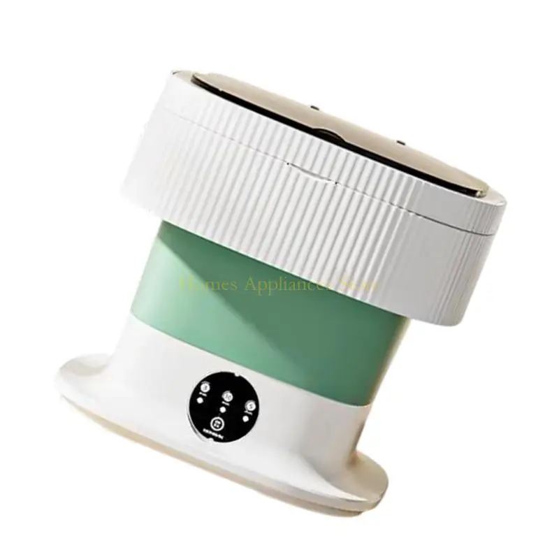 D0AB Small Laundry Washer Efficient Washer 10L Quiet Dryer Efficient Washing Machine Small Washer for Home and Travel Use