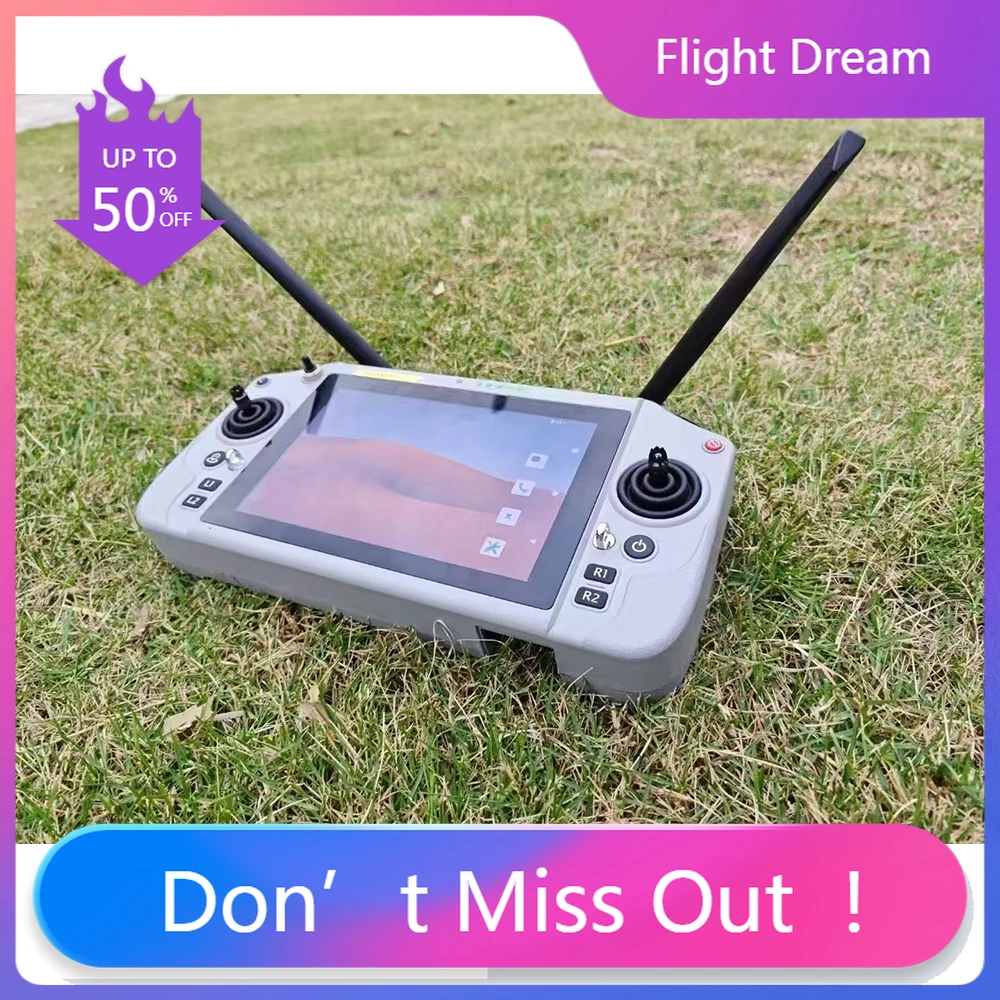 NYSkydroid G20 Remote Control 6nm Processor 2.4GHz/5.8GHz Dual Band 7-inch HD Display 30KM Image Transmission