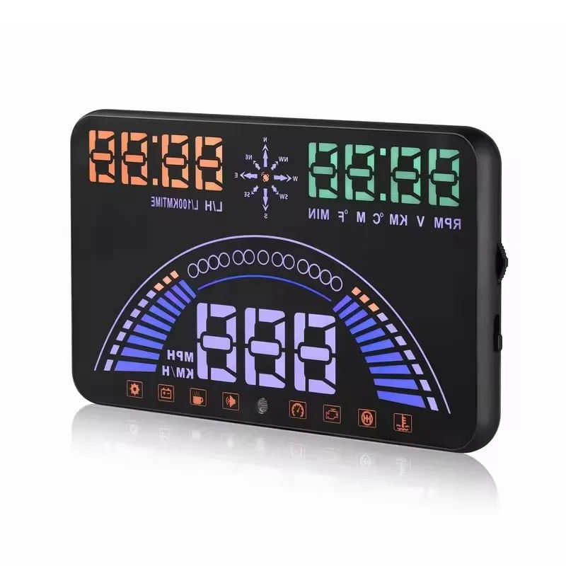 

Good quality obd ii car gps head up display with 5.8 inch screen