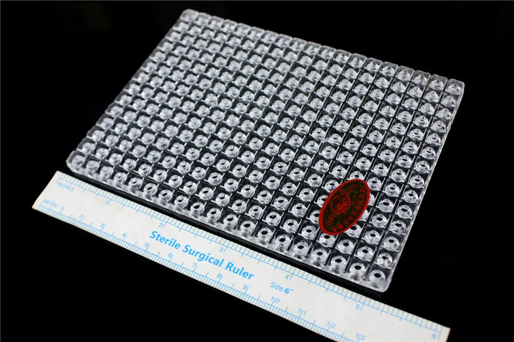 Household ABS Ear Point Board/Ear Bean Board/Self-made Ear Point Sticking/Double-sided Perforated Hole Self-made Ear Point Stick