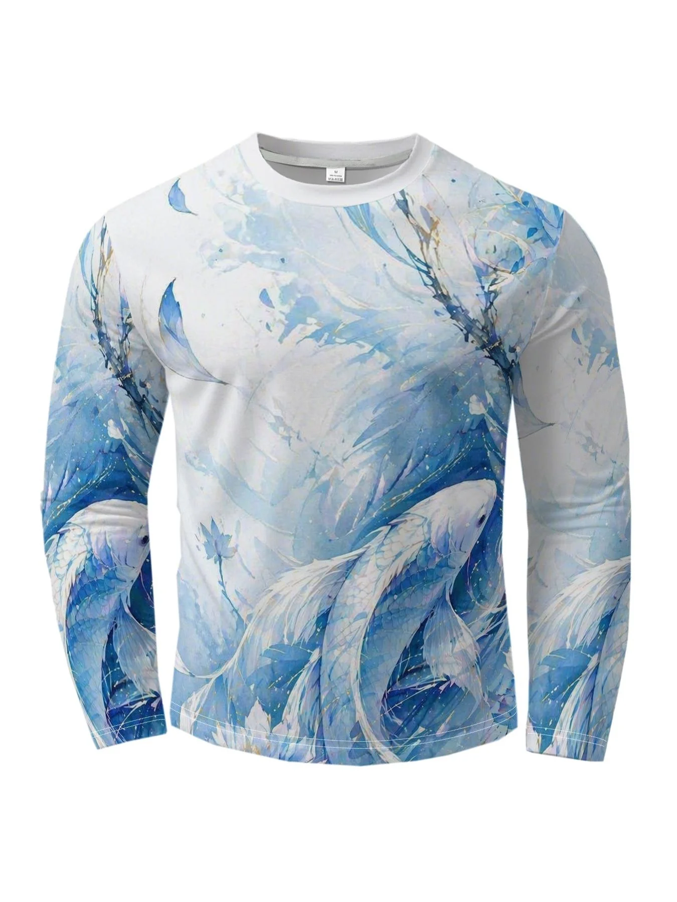 A Must-have for Summer Fishing! Teenage Men's Lightweight and Quick Drying Fitness Camping Cycling Long Sleeves